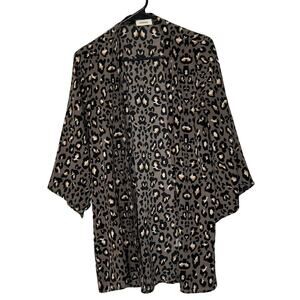 Leopard Kimono Size Small by Adrienne